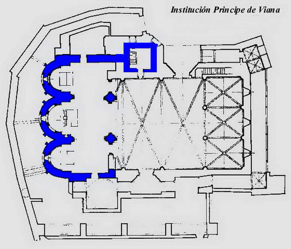 PLANTA DEL TEMPLO. iNSTITUCIN PRINCIPE DE VIANA